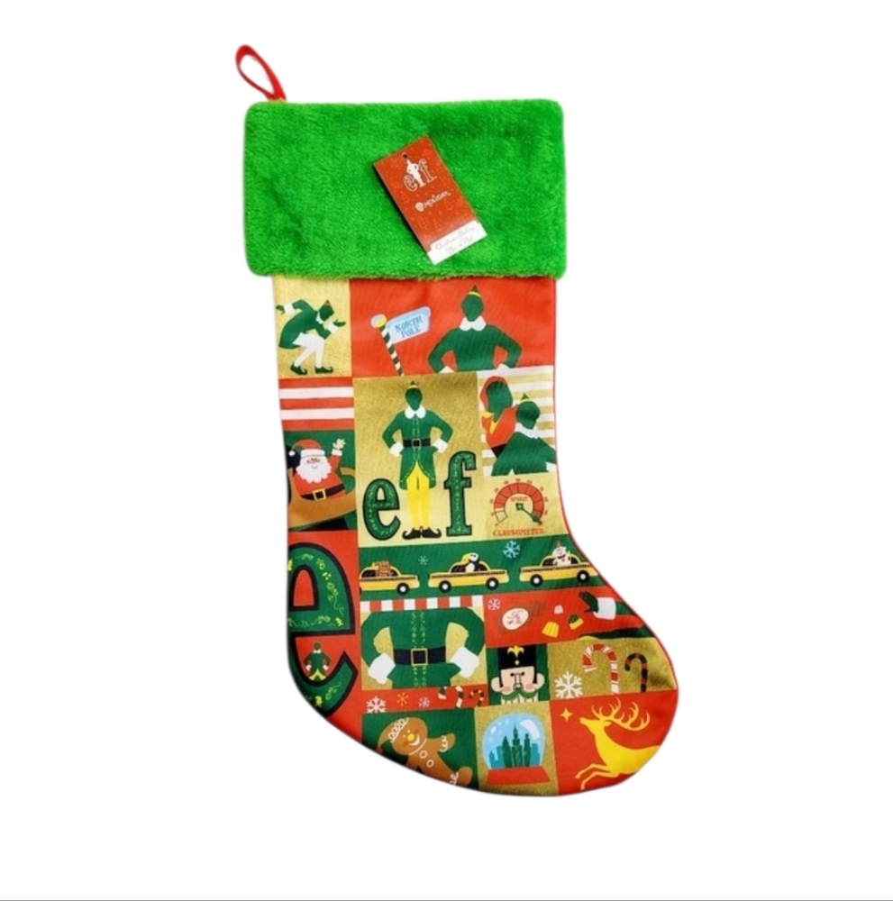 Kurt Adler "Elf" The Movie Christmas Stocking.  NWT